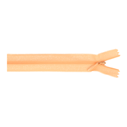 22 cm Reißverschlüsse - nahtverdeckter Reissverschluss 22 cm lachs