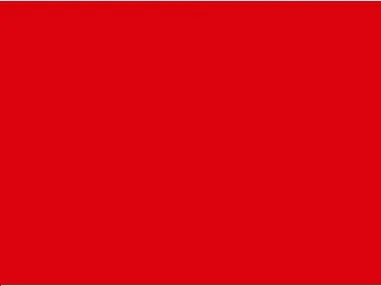 75 cm ritsen - Deelbare blok rits rood 75 cm.