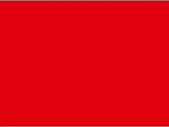 Ritsen - Deelbare blok rits rood 75 cm.
