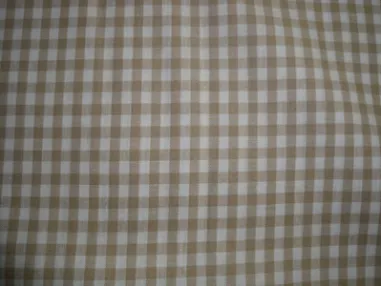 Geruite stoffen - Katoen stof - Boerenbont ruit (0,4 cm) - beige - 5582-053