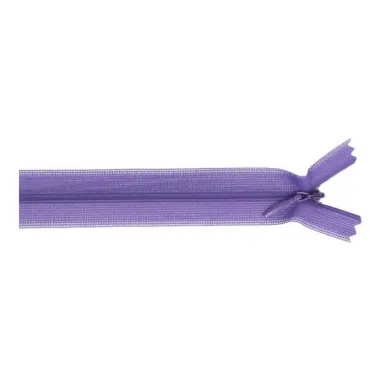 Reißverschlüsse - nahtverdeckter Reissverschluss 22 cm violett