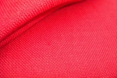 Stugge stoffen - Jute stof - rood - 106