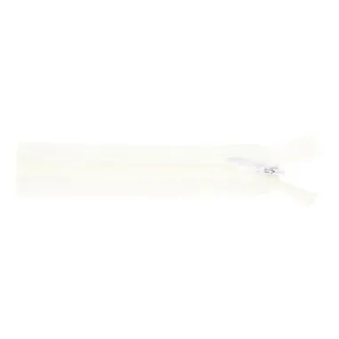 Reißverschlüsse - nahtverdeckter Reissverschluss 22 cm weiss