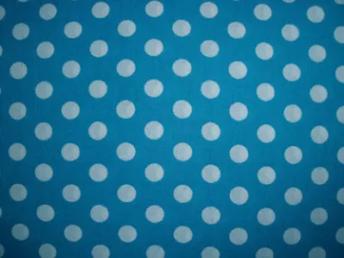 Katoenen stoffen met diverse stippen - Katoen stof - balletjes - turquoise - 5576-004