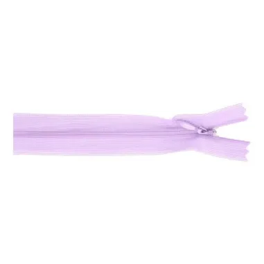 Lila stoffen - Blinde rits 60 cm lila 165