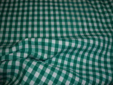 Geruite stoffen - Katoen stof - Boerenbont ruit (0,4 cm) - groen - 5582-025 op=op