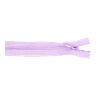 Reißverschlüsse - nahtverdeckter Reissverschluss 22 cm lila
