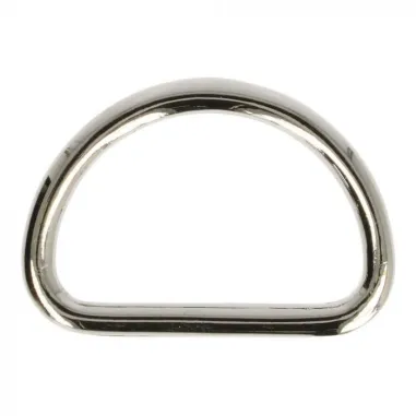 Verschiedenes - D-Ring silber 2,5 cm 
