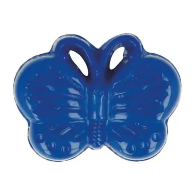Kinderknöpfe - Kinderknopf Schmetterling kobaltblau (5604/1)