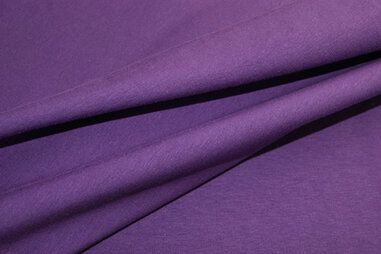Tricot stoffen - Tricot stof - uni - lila/paars - 1773-045