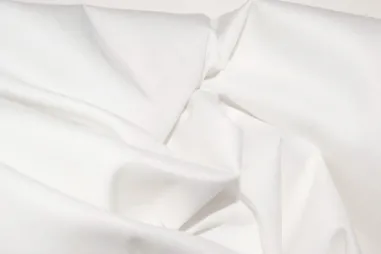 Schuimrubber rugvlak kwaliteit (4 cm dik) - Brandvertragende stof katoen off-white