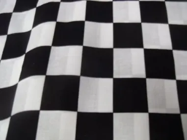 Overige merken stoffen - Texture Blöcke schwarz/weiss