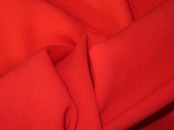 85gr/M² - Crepe Georgette stof - Georgette helder - rood - 3956-015