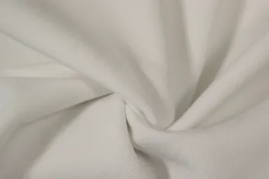 62% polyester, 32% viscose, 6% elastan stoffen - Stretch stof - Bi-stretch - wit - 1615-050