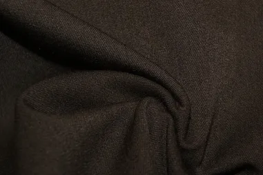 Bruine stoffen - Stretch stof - Bi-stretch - donkerbruin - 1615-058