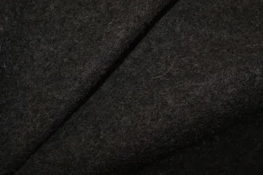 100% wol stoffen - Wollen stof - Gekookte wol - donkergrijs/bruinig - 4578-168