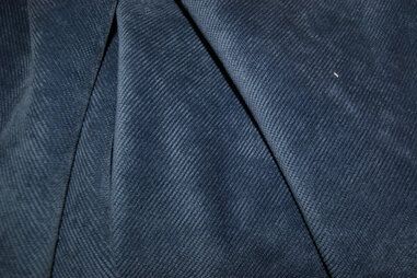 Versiering stoffen - Ribcord stof - lichte stretch - jeansblauw - 1576-006