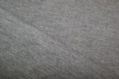 Baumwolle, Polyester, Lycra - NB 9601-61 Trikotstoff Milano grau meliert