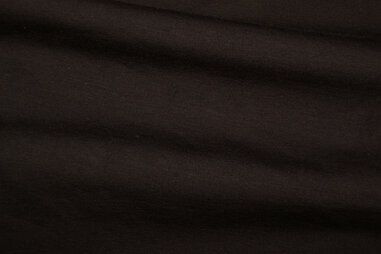 Elastische stoffen - Tricot stof - uni - donkerbruin - 5438-058