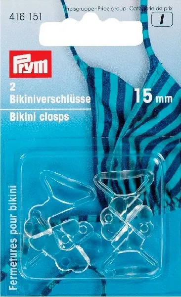 Transparant stoffen - Prym-I bikinisluiting 15 mm (416.151)