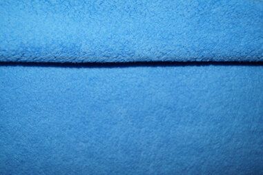 Aankleedkussen stoffen - Fleece stof - katoen - blauw - 997047-850