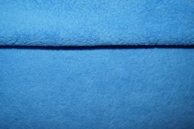 Badjas stoffen - Fleece stof - katoen - blauw - 997047-850