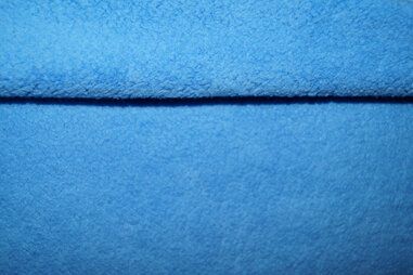 Fleece stoffen - Fleece stof - katoen - blauw - 997047-850