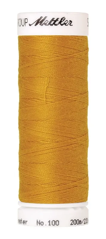 200 Meter Garn - Amann Mettler Nähgarn hell orange 0118