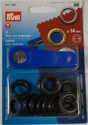 Diversen Prym - Prym Ringen en schijven zwart 14mm (541.384)