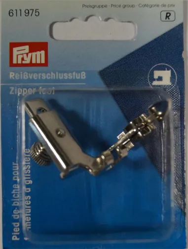 Diversen - Prym-R ritssluitingenvoet zilver (611.975)