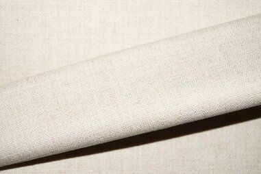 48% katoen, 25% linnen, 24% viscose, 3% elastan stoffen - Linnen stof - Stretch linnen - lichtbeige - 0591-030