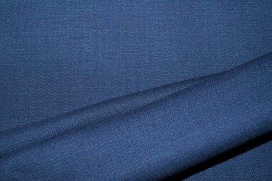 48% katoen, 25% linnen, 24% viscose, 3% elastan stoffen - Linnen stof - Stretch linnen - blauw - 0591-693