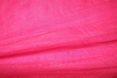 Goedkope stoffen - 999751-657 Rekbare fijne tule fel roze