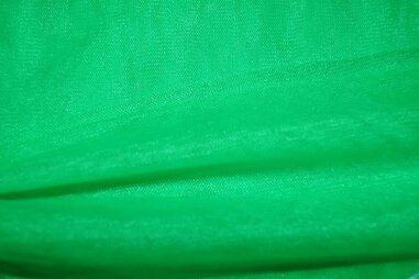 Doorschijnende stoffen - 999751-730 Rekbare fijne tule groen