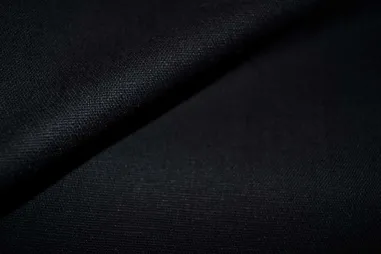 48% katoen, 25% linnen, 24% viscose, 3% elastan stoffen - Linnen stof - Stretch linnen - zwart - 0591-999