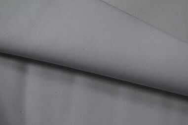 Laagjes kleding stoffen - Katoen stof - 2.40 m breed - grijs - 7400-038