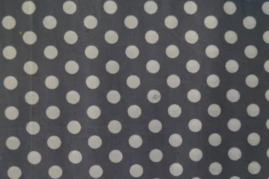 Stof op rol - Katoen stof - balletjes - grijs - 5576-061
