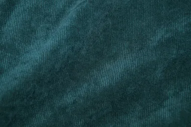 Donkergroene stoffen - Ribcord stof - lichte stretch - petrol - 1576-124