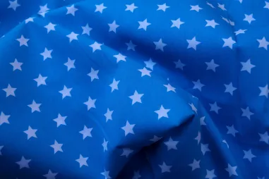 Bedruckte - NB 5571-004 Baumwolle Sterne türkis