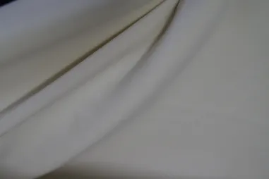 Gordijnstoffen - Polyester stof - Interieur en gordijnstof Velours ultrasoft - ecru - 065340-F0