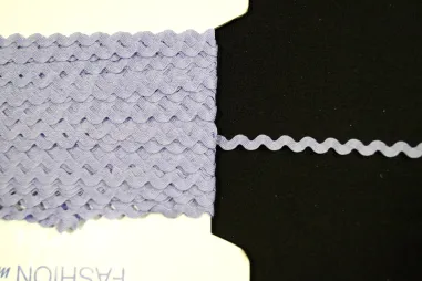 5 mm Band - Zackenlitze lila