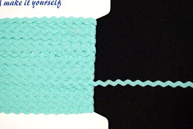 5 mm band - Zigzag band mint