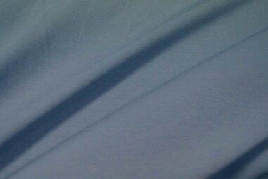 Katoen met elastan stoffen - Tricot stof - uni - blauw - 5438-102