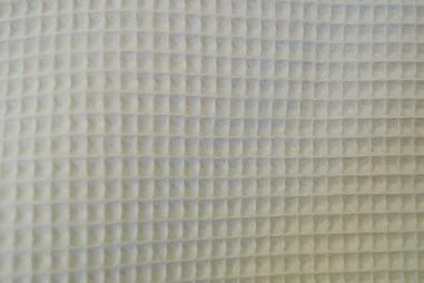 Wafelkatoen stoffen - Wafelkatoen stof - Wafeldoek - off-white - 0267-020