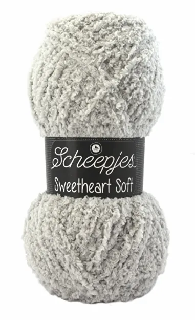 Brei- en haakgarens SWEETHEART SOFT 100% POLYESTER - Sweetheart Soft 02 - silver