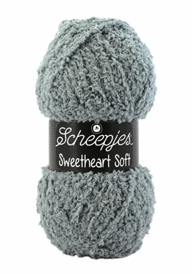 Brei- en haakgarens SWEETHEART SOFT 100% POLYESTER - Sweetheart Soft 03 - metal grey
