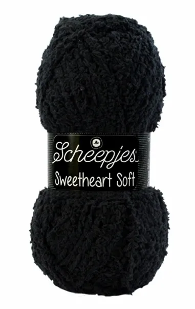 Haken en Breien - Sweetheart Soft 04 - jet black