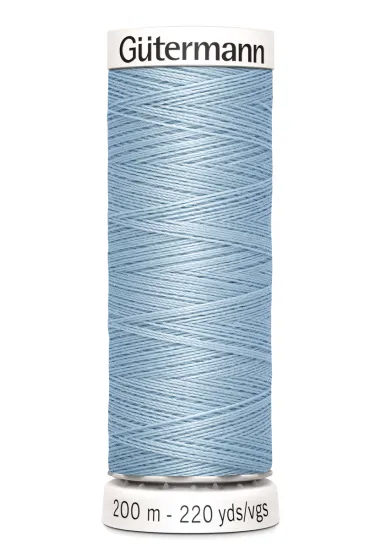 200 Meter Garn - Gütermann Nähgarn hellblau 75
