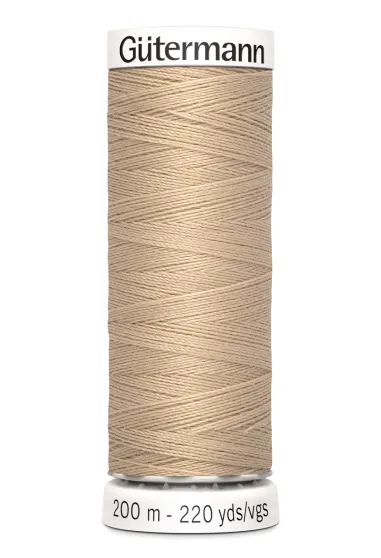 200 meter garen - Gütermann naaigaren beige 186