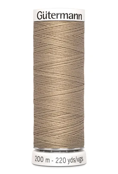 200 Meter Garn - Gütermann Nähgarn beige 215